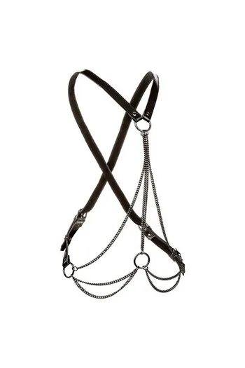 Euphoria Collection Plus Size Multi Chain Harness: Luxury and Bold Design for Plus-Size Figures