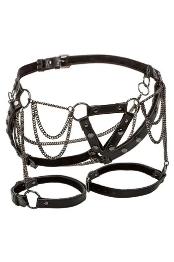 Euphoria Collection Thigh Harness With Chains - Sensualità Audace e Stile Atrevido