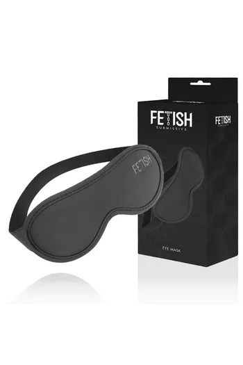 Maschera Fetish Submissive in Pelle Vegana - Perfetta per Giochi BDSM