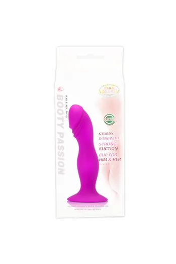 Medical Grade Silicone Anal Plug - Ergonomic Design with Suction Cup Base