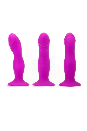 Medical Grade Silicone Anal Plug - Ergonomic Design with Suction Cup Base