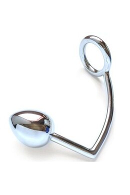 Anello Penieno con Bolla Anale in Acciaio Chirurgico | Placer Estremo