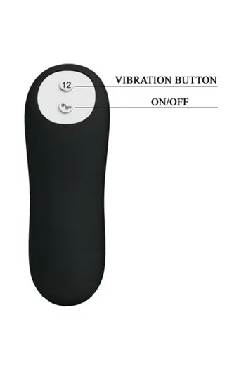 Vibrating Anal Plug in Silicone - 12 Adjustable Modes | Pretty Love