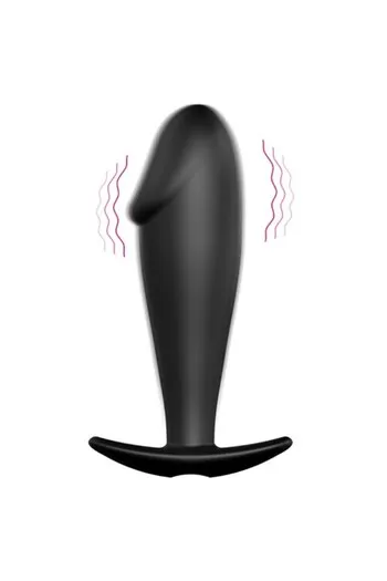 Vibrating Anal Plug in Silicone - 12 Adjustable Modes | Pretty Love