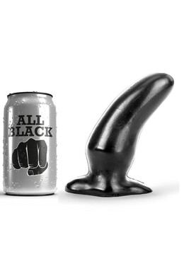 All Black Buttplug - G-Spot Stimulation with Curved Design
