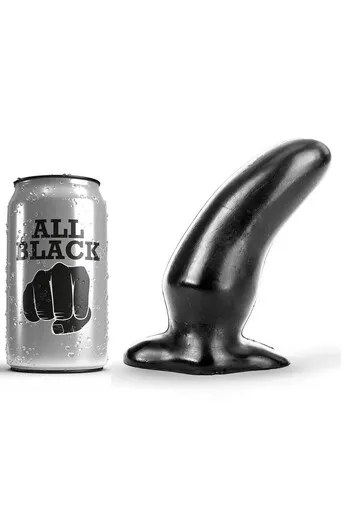 Buttplug All Black - Stimolazione del Punto G con Design Curvo