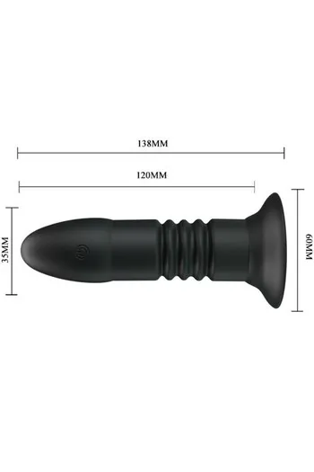 Anal Plug with Vibration and Remote Control | Pretty Love