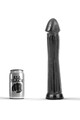 All Black Dildo - Candle-Safe Premium PVC for Ultimate Pleasure