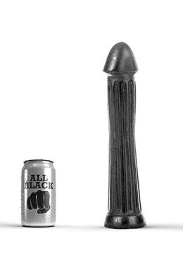 All Black Dildo - Candle-Safe Premium PVC for Ultimate Pleasure