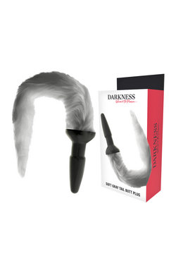 Anal Plug with Tail - Maximum Stimulation for Couples | Darkness