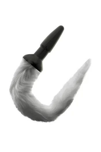 Anal Plug with Tail - Maximum Stimulation for Couples | Darkness