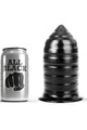 All Black Buttplug: Maximum Anal Sensation with Grooved Structure
