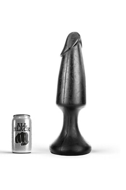 All Black Realistic Anal Plug - Beginner-Friendly Sex Toy