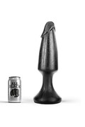 All Black Realistic Anal Plug - Beginner-Friendly Sex Toy