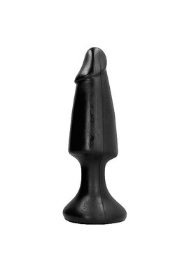 All Black Realistic Anal Plug - Beginner-Friendly Sex Toy