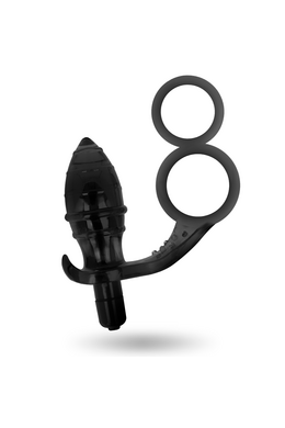 Anal Dilator with Penis Ring and Vibration | Addicted Toys