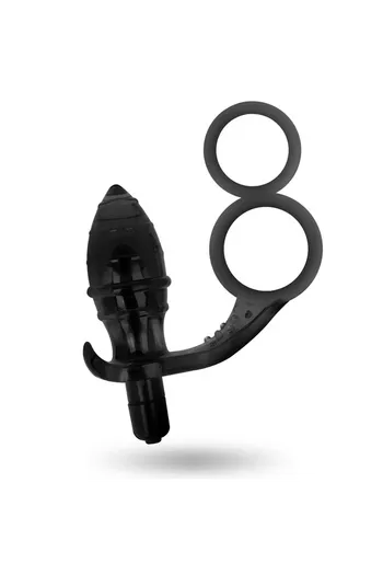 Anal Dilator with Penis Ring and Vibration | Addicted Toys