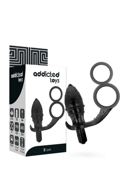 Anal Dilator with Penis Ring and Vibration | Addicted Toys