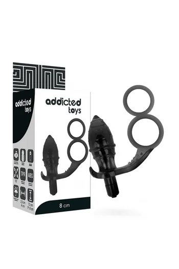 Dilatatore Anale con Anello Penieno e Vibrazione | Addicted Toys