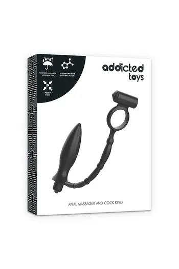 Anal Massager and Cockring ADDICTED TOYS - Explore Sexual Play