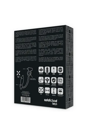 Massaggiatore Anale e Cockring ADDICTED TOYS - Esplora il Gioco Sessuale