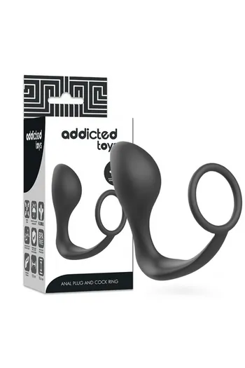 Anal Massager and Cockring ADDICTED TOYS - Explore Sexual Play