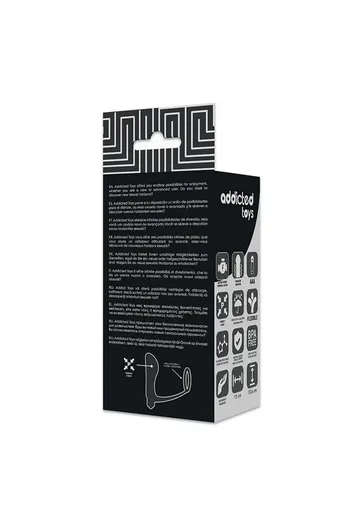 Massaggiatore Anale e Cock Ring ADDICTED TOYS - Esplora il Gioco Sessuale