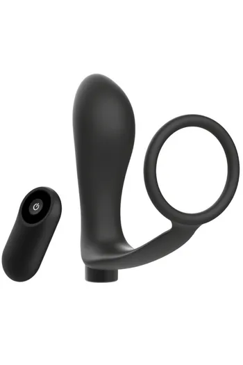 ADDICTED TOYS Anal Massager and Cock Ring - Discover New Pleasure