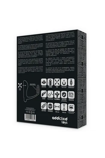 ADDICTED TOYS Anal Massager and Cock Ring - Discover New Pleasure