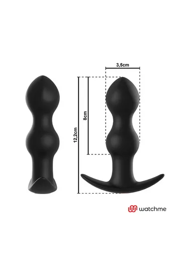 Tiberio Anal Vibrator with WatchMe Remote Control