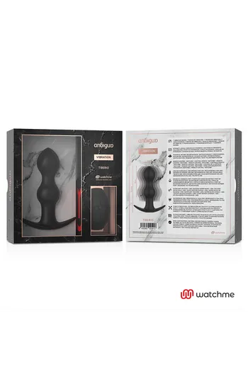 Tiberio Anal Vibrator with WatchMe Remote Control