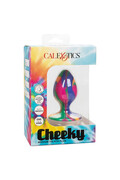 Trippy Cheeky Medium Tie Dye Plug - Giocattolo Anale in Silicone con Base Ventosa