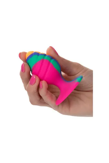 Cheeky Medium Tie Dye Plug: Unleash Your Wild Side with Anal Pleasure