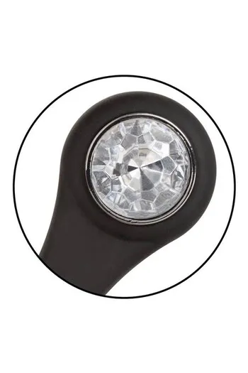 Star Glider Plug: Dual Silicone Enhancer with Metal Probe for Customized Pleasure