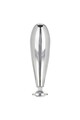 Star Glider Plug: Dual Silicone Enhancer with Metal Probe for Customized Pleasure