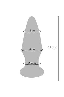 Butchocks by Toyjoy: The Brilliant - Premium Glass Anal Vibrator