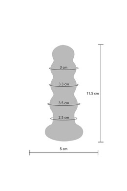 Butchocks by Toyjoy: Premium Vibrating Glass Anal Plug for Advanced Anal Stimulation