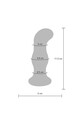 Butchocks by Toyjoy: El Brillo - Premium Vibrating Glass Anal Plug for Intense Stimulation