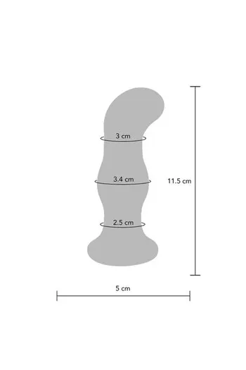 Butchocks by Toyjoy: El Brillo - Premium Vibrating Glass Anal Plug for Intense Stimulation