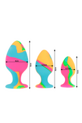 Intense™ Anal Plugs Set: Explore Pleasure with Tie-Dye Design and Suction Cup Base