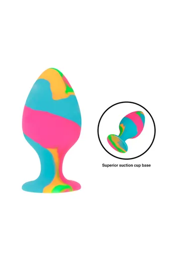 Set Intense™ Anal Plugs: Esplora il Piacere con Design Tie-Dye e Base a Ventosa