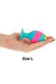 Intense™ Anal Plugs Set: Explore Pleasure with Tie-Dye Design and Suction Cup Base
