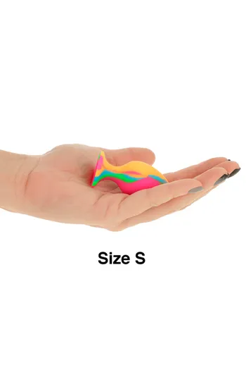 Intense™ Anal Plugs Set: Explore Pleasure with Tie-Dye Design and Suction Cup Base