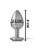 Plug Anale con Gioiello di Diamante Intense™ - Glamour e Piacere Intenso
