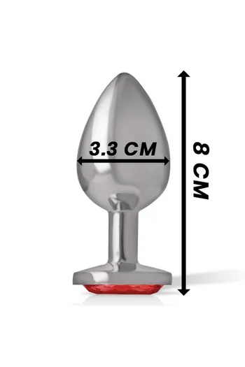 Butt Plug with Diamond Jewel by Intense™ - Glamour and Intense Pleasure