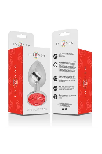 Butt Plug with Diamond Jewel by Intense™ - Glamour and Intense Pleasure