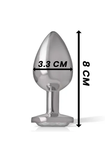 Plug Anale con Gioiello di Diamante Intense™ - Glamour e Piacere Intenso