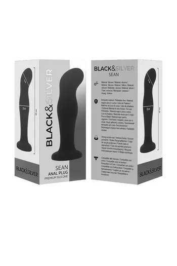 Plug Anale Black&Silver™ - Stimolazione Intensa del Punto P