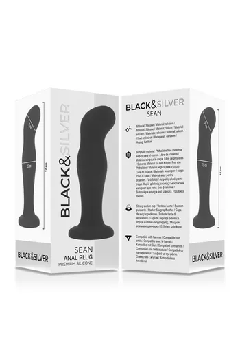 Plug Anale Black&Silver™ - Stimolazione Intensa del Punto P