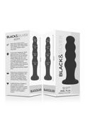 Plug Anale Black&Silver™ - Stimolatore in Silicone Medico per Principianti ed Esperti